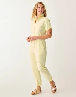 Carve Designs Jumpsuits & Overalls^Nyla Twill Jumpsuit: Light Limeade