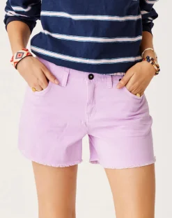 Carve Designs Shorts^Oahu 4" Twill Short: Lilac