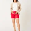 Carve Designs Shorts^Oahu Hi Rise 6" Short: Hot Red
