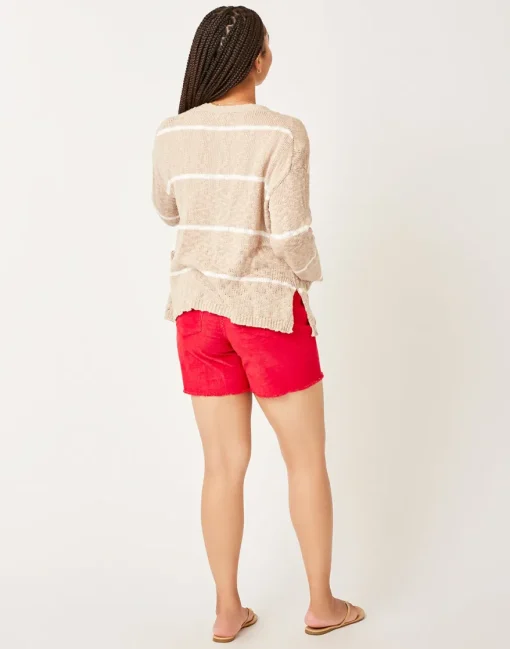 Carve Designs Shorts^Oahu Hi Rise 6" Short: Hot Red