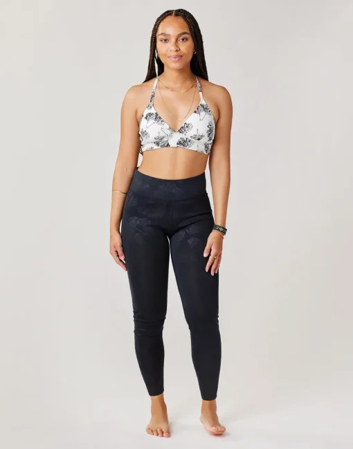 Carve Designs Shorts | Leggings^Platte Tight: Ginkgo Embossed