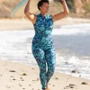 Carve Designs Rashguards & Sun Protection^Sadie Sleeveless: Navy Mezcal