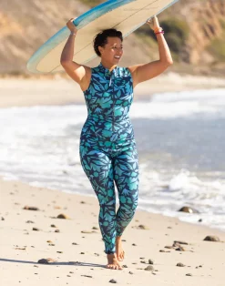 Carve Designs Rashguards & Sun Protection^Sadie Sleeveless: Navy Mezcal