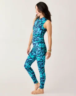Carve Designs Rashguards & Sun Protection^Sadie Sleeveless: Navy Mezcal