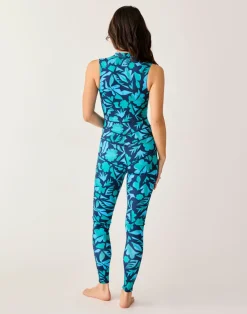 Carve Designs Rashguards & Sun Protection^Sadie Sleeveless: Navy Mezcal