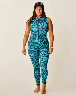 Carve Designs Rashguards & Sun Protection^Sadie Sleeveless: Navy Mezcal