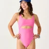 Carve Designs One Pieces^Sonny Compression One Piece: Hot Pink
