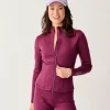 Carve Designs Rashguards & Sun Protection^Stella Zip-Up Jacket: Disco Embossed