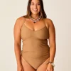 Carve Designs Tankinis^Stinson Tankini: Rum Texture