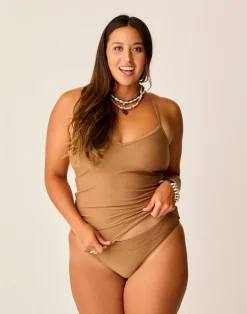 Carve Designs Tankinis^Stinson Tankini: Rum Texture