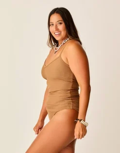 Carve Designs Tankinis^Stinson Tankini: Rum Texture