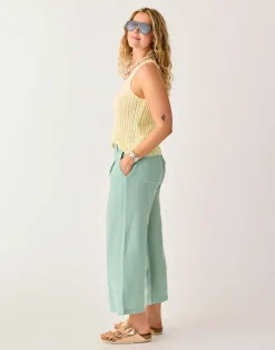 Carve Designs Pants^Suki Linen Pant: Haze Chambray