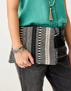 Carve Designs Accessories^Treasure Clutch: Black Multi