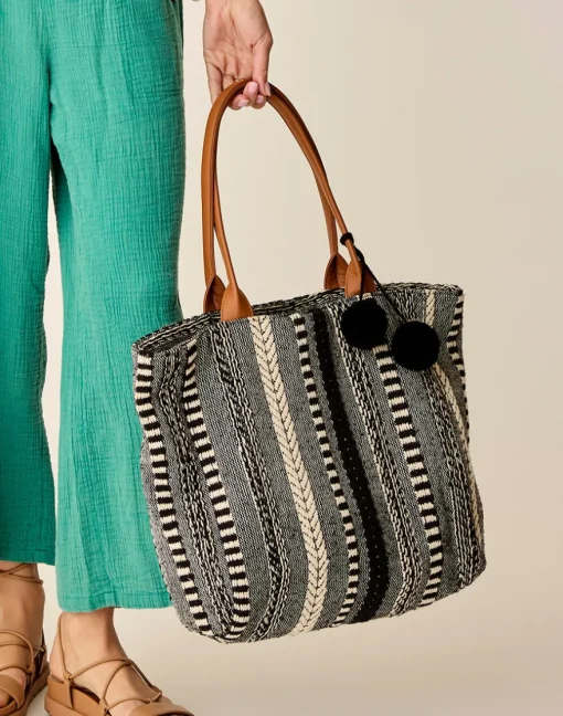 Carve Designs Accessories^Treasure Tote: Black Multi