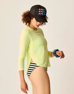 Carve Designs Long Sleeve^Trek Top: Limeade