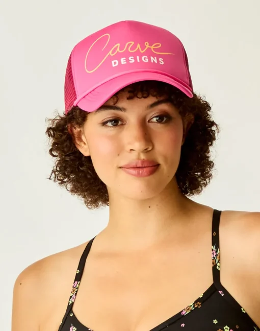 Carve Designs Accessories^Trucker Hat: Hot Pink