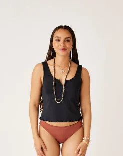 Carve Designs Tankinis^Vida Notchneck Tankini: Black