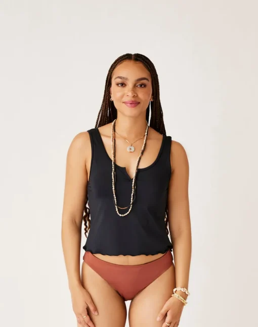 Carve Designs Tankinis^Vida Notchneck Tankini: Black
