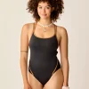 Carve Designs One Pieces^York One Piece: Black
