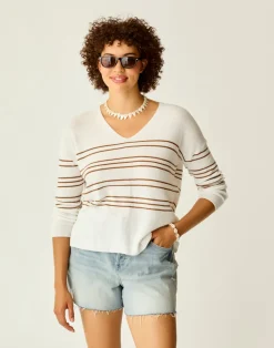 Carve Designs Sweaters & Jackets^Zella Pullover: Neutral Stripe