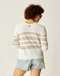 Carve Designs Sweaters & Jackets^Zella Pullover: Neutral Stripe