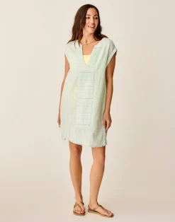 Carve Designs Cover Ups | Dresses^Zuma Stitched Coverup: Surf Spray Texture
